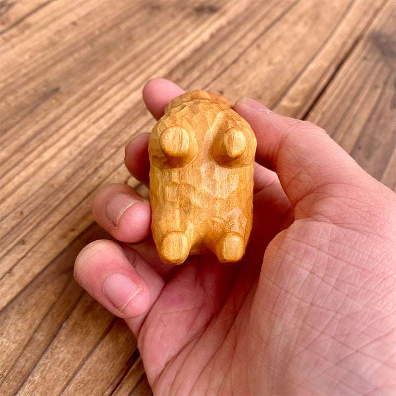 WhittleWhiskers - Ręcznie rzeźbione figurki kotów z drewna