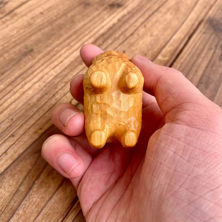 WhittleWhiskers - Ręcznie rzeźbione figurki kotów z drewna