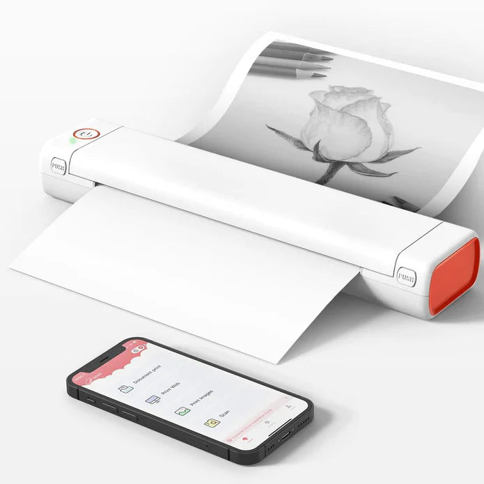 Royallure Pocket Thermal Printer – Kompaktowa drukarka termiczna bez tuszu, Bluetooth Drukuj gdziekolwiek