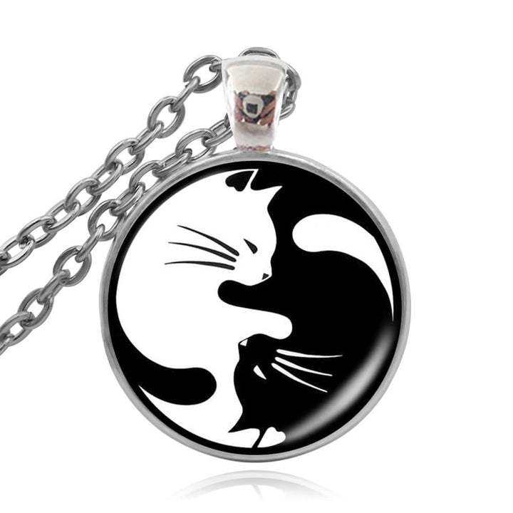 Naszyjnik Cat Yingyang