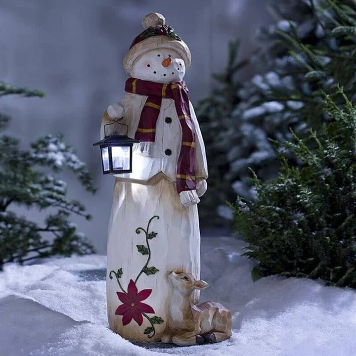 Carvallo - Stylowa Lampa Śnieżnego Bałwana z LED-owym Światłem