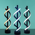 Nordycka podwójna spiralna lampa LED – nowoczesny design z żelaza