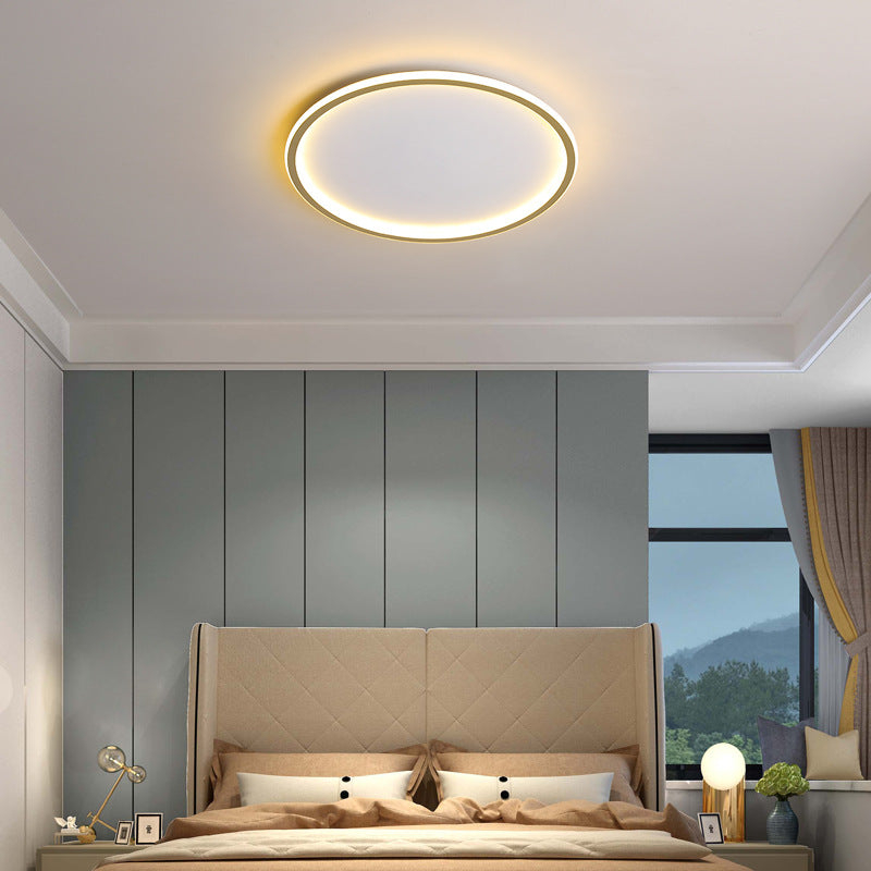 Ultra-cienka nowoczesna lampa sufitowa | LED do niskich sufitów | Okrągła i ściemniana