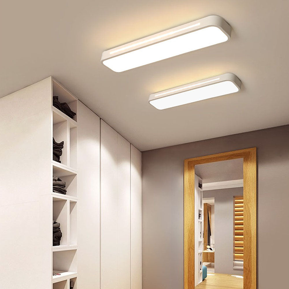 Nordycka Minimalistyczna Długa Lampa LED sufitowa