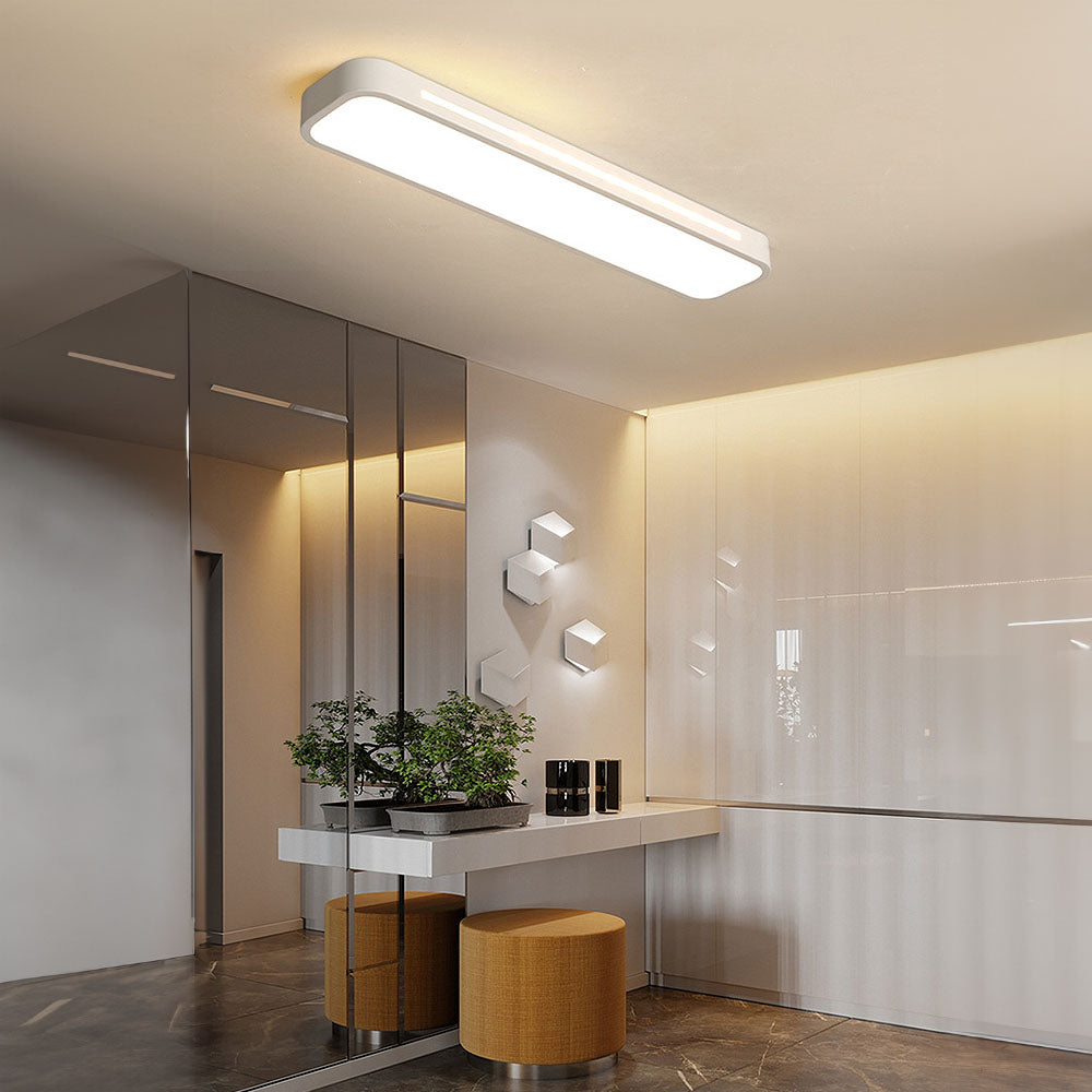 Nordycki Styl Długa Lampa LED sufitowa – Minimalistyczny Design
