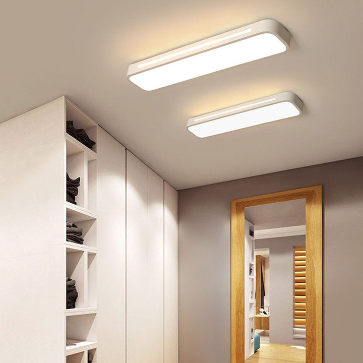 Nordycki Styl Długa Lampa LED sufitowa – Minimalistyczny Design