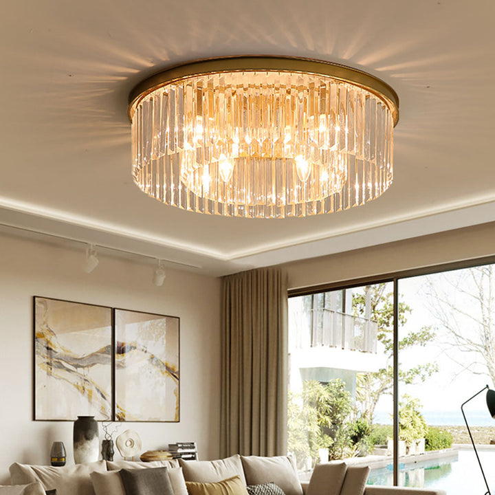 Lampa Wisząca Kryształowa do Salonu