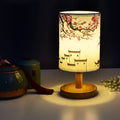 Lampa biurkowa LED z drewna – naturalna elegancja, miękkie światło