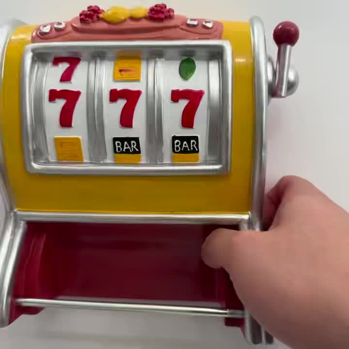 Jackpot Uchwyt na papier toaletowy – Design maszyny do gier i montaż na ścianie