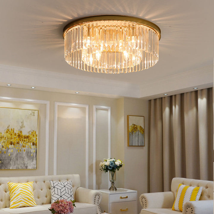 Lampa Wisząca Kryształowa do Salonu