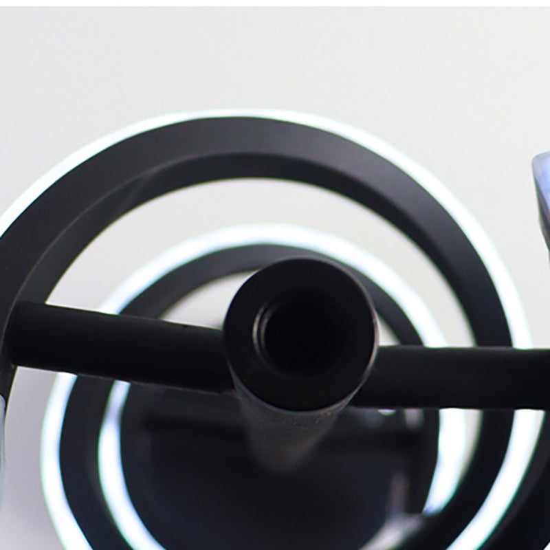 Nordycka podwójna spiralna lampa LED – nowoczesny design z żelaza