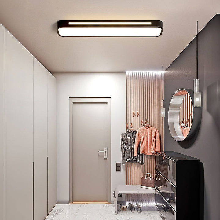 Nordycka Minimalistyczna Długa Lampa LED sufitowa