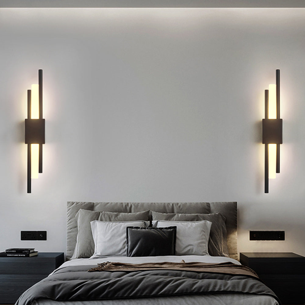 Stylowa Lampa Ścienna | 19.7″ | Żelazo Akryl | Lampa Ścienna LED | Przełącznik 3‑Kolorowy | Brick by Brick