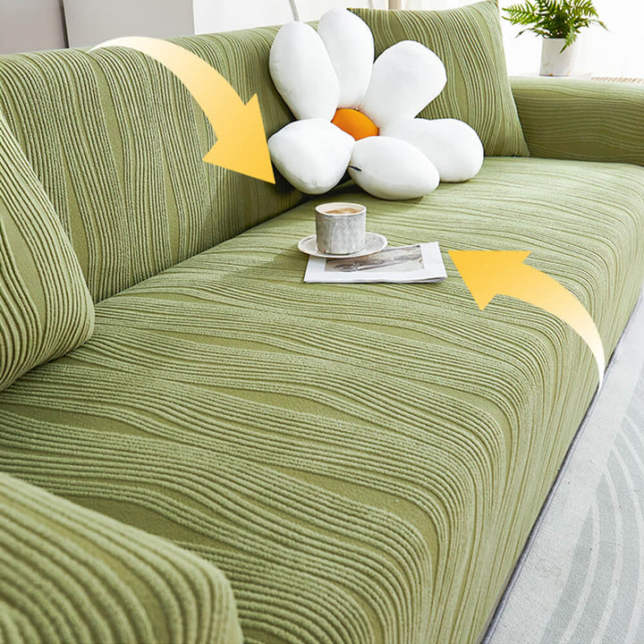 Pokrowiec na sofę Jacquard Stretch Full-Cover Ochrona przed zarysowaniami Miękki Przyjazny dla zwierząt