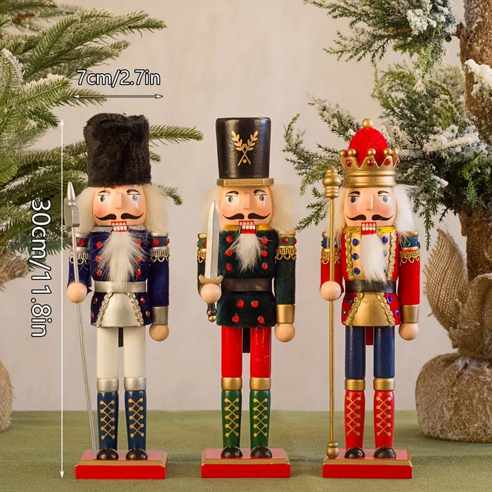 NutcrackerJoy - Figurki żołnierza Dziadka do Orzechów na ponadczasową dekorację świąteczną