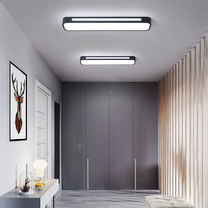 Nordycki Styl Długa Lampa LED sufitowa – Minimalistyczny Design