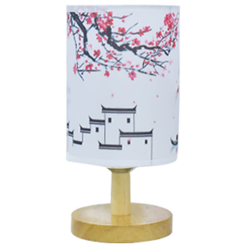 Lampa biurkowa LED z drewna – naturalna elegancja, miękkie światło