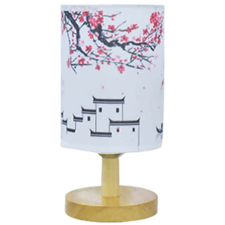 Lampa biurkowa LED z drewna – naturalna elegancja, miękkie światło