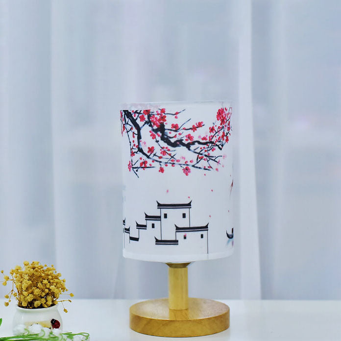 Lampa biurkowa LED z drewna – naturalna elegancja, miękkie światło
