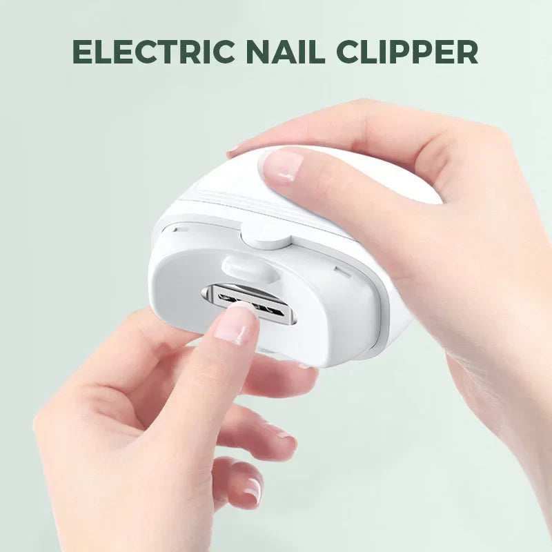 Elektryczny obcinacz do paznokci, automatyczne polerowanie i manicure
