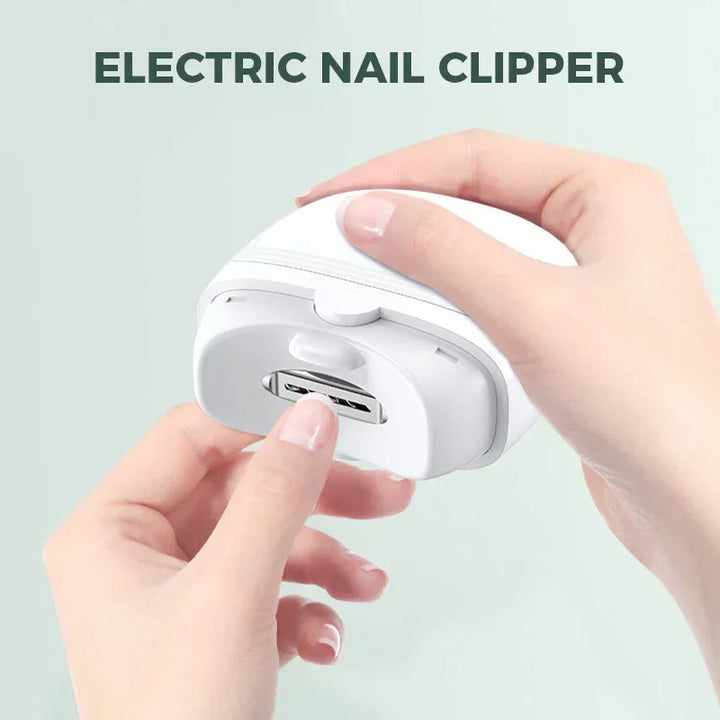 Elektryczny obcinacz do paznokci, automatyczne polerowanie i manicure