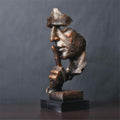 SerenitySculpt - Inspirująca abstrakcyjna statua do spokojnej refleksji