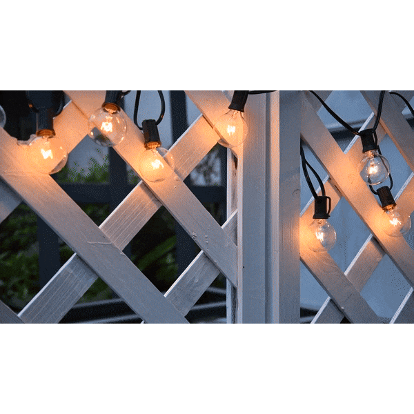 FairyFlicker String Lights - Luksusowe oświetlenie tarasowe z wodoodporną ochroną