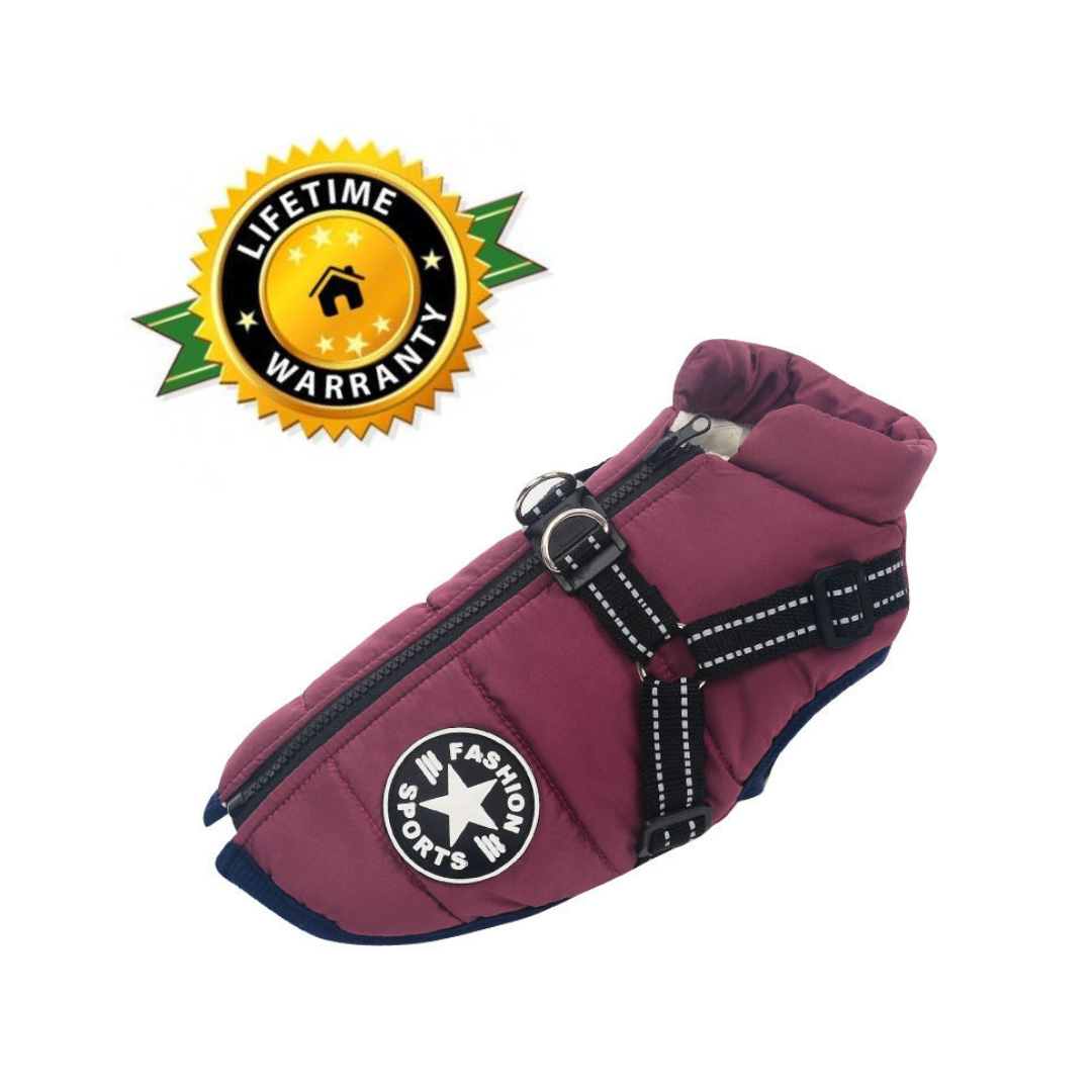 WoofGuard™ - Wodoodporna kurtka zimowa z wbudowanym szelkiem