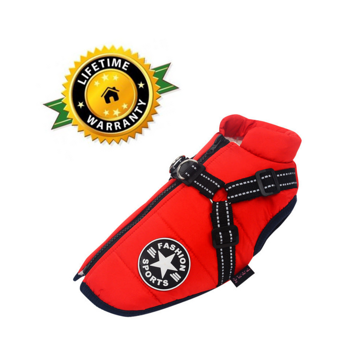 WoofGuard™ - Wodoodporna kurtka zimowa z wbudowanym szelkiem
