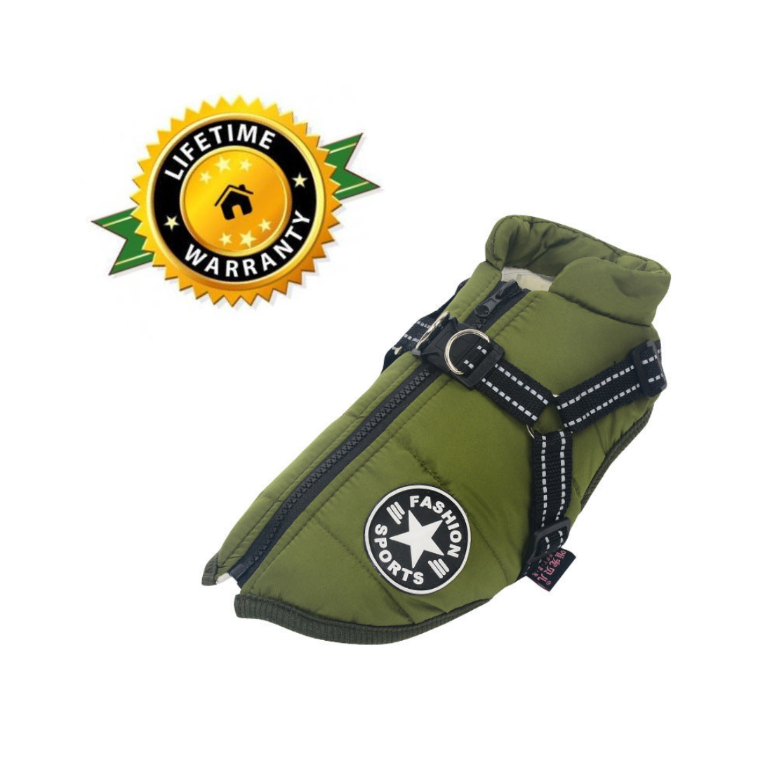 WoofGuard™ - Wodoodporna kurtka zimowa z wbudowanym szelkiem