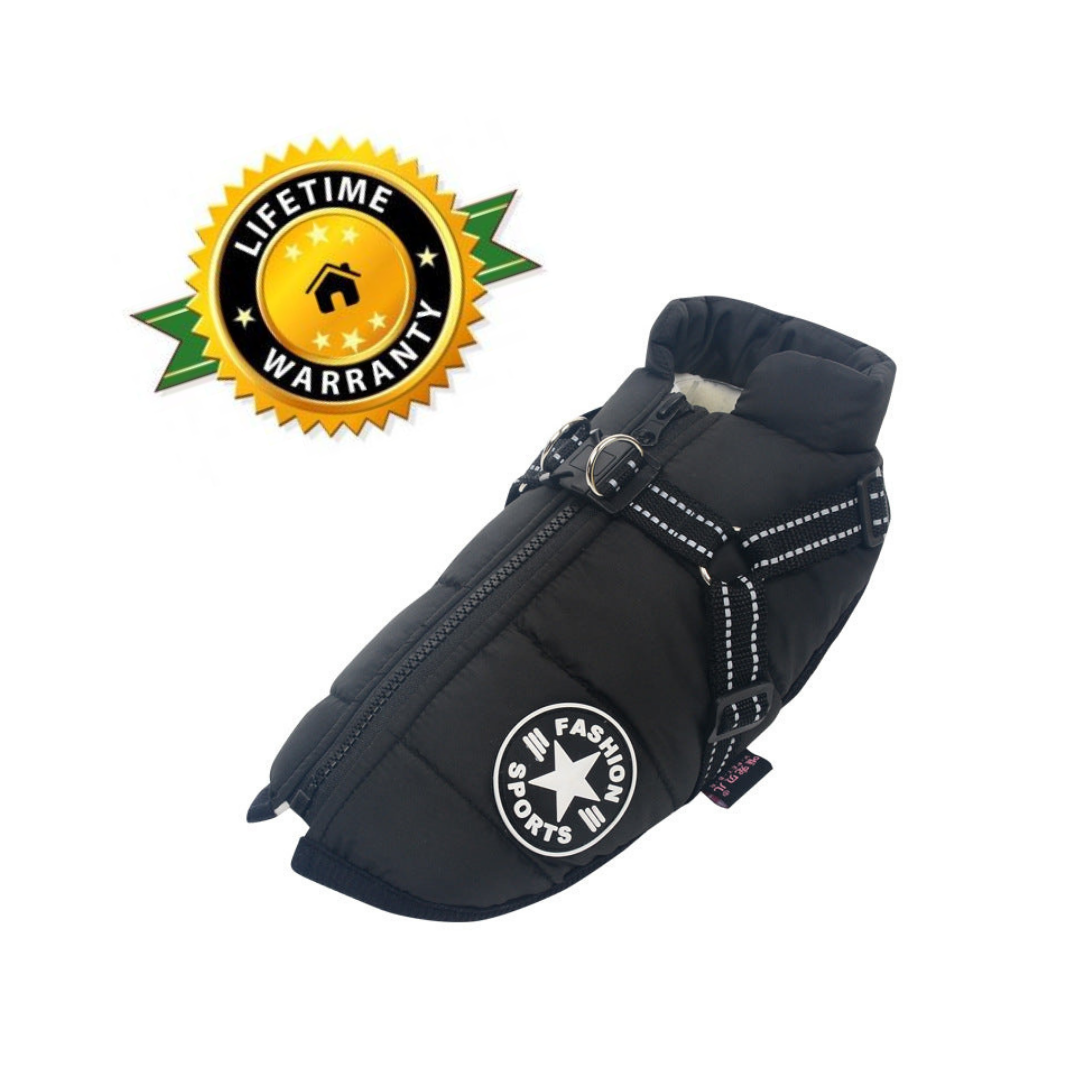 WoofGuard™ - Wodoodporna kurtka zimowa z wbudowanym szelkiem