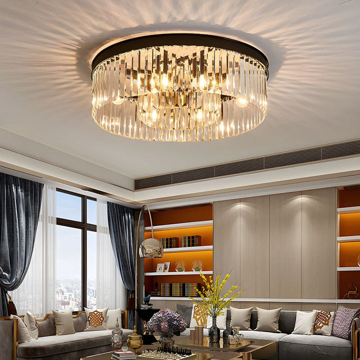 Lampa Wisząca Kryształowa do Salonu