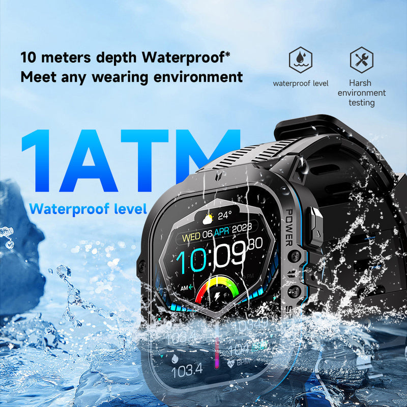 Royaleva AquaPro Simma Smartwatch – Wodoszczelny Fitness Tracker dla Pływaków