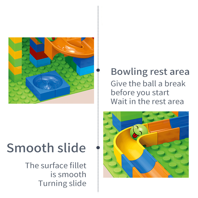 Marble Run Klocki – Kreatywny Labirynt z Zjeżdżalnią i Torami dla Dzieci – Edukacyjna Zabawa dla Rozwiązywania Problemów i Fantazji