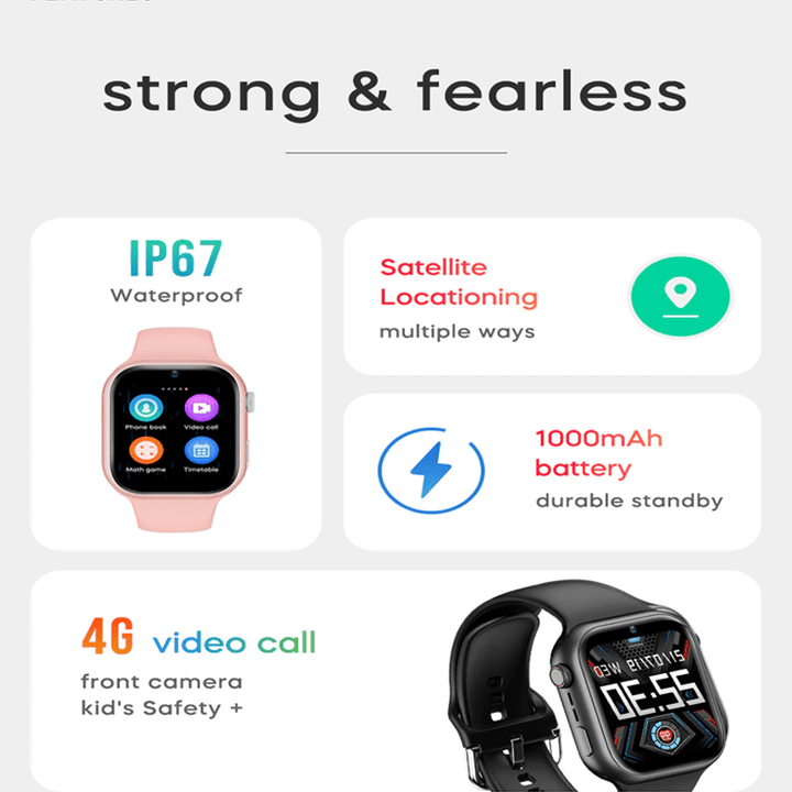 Smartwatch dla Dzieci 1000mAh 4G