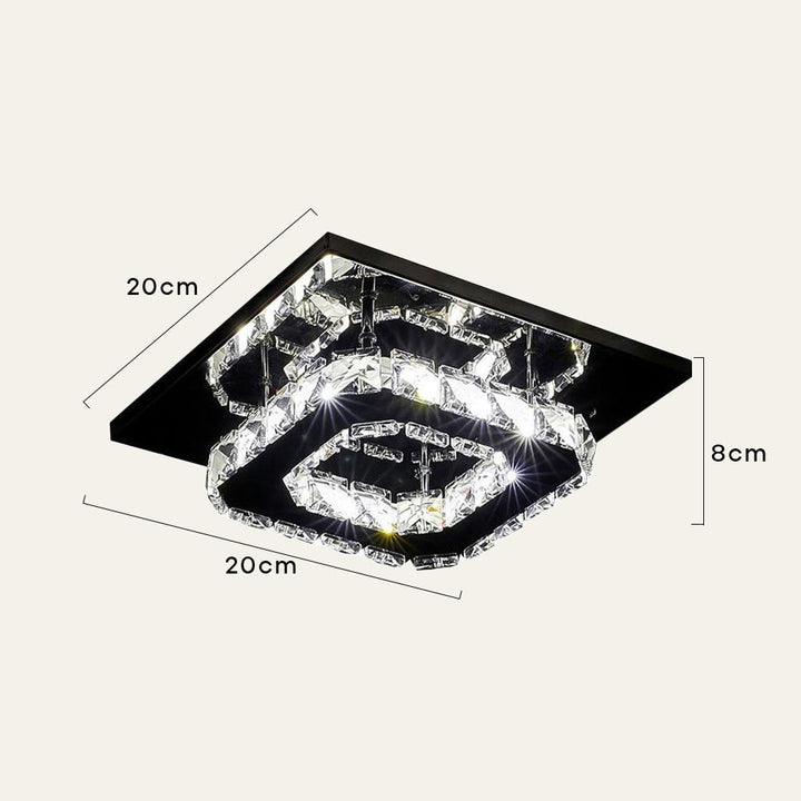 Lampa sufitowa Kristall LED Nowoczesna