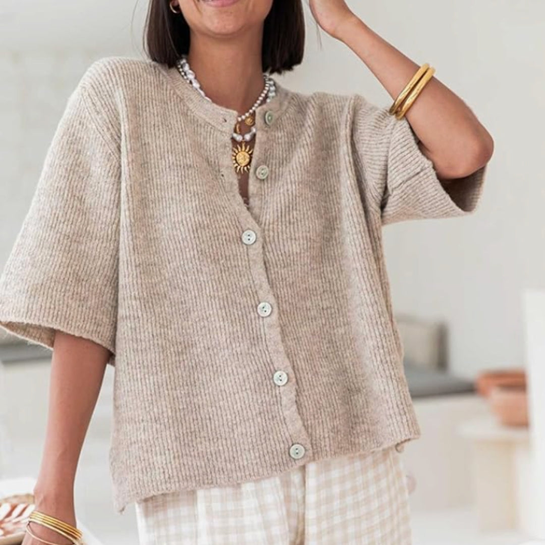 Jasmine™ Sweter z Półdługimi Rękawami