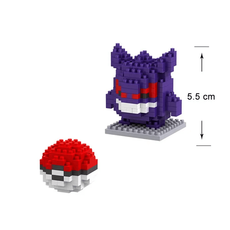 Poke Postacie Nanoblocks Anime Klocki Budowlane