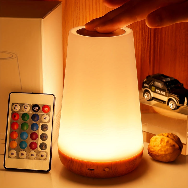 Dimbar Touch Lampa z 13 kolorami RGB – Idealna do sypialni, lampka nocna i lampa do łóżka