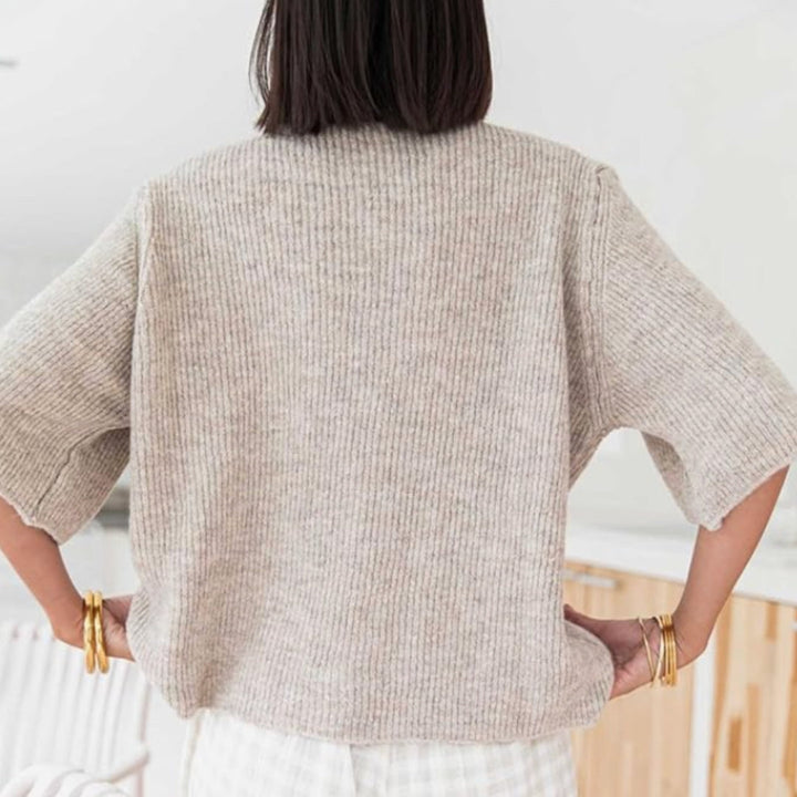 Jasmine™ Sweter z Półdługimi Rękawami