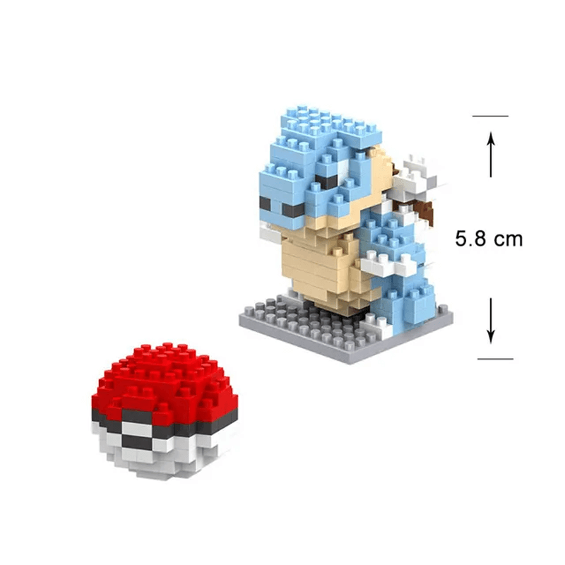 Poke Postacie Nanoblocks Anime Klocki Budowlane