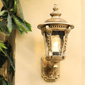 Zewnętrzna Lampa Ścienna Vintage ze Szkła