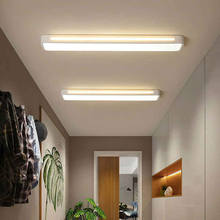 Nordycka Minimalistyczna Długa Lampa LED sufitowa