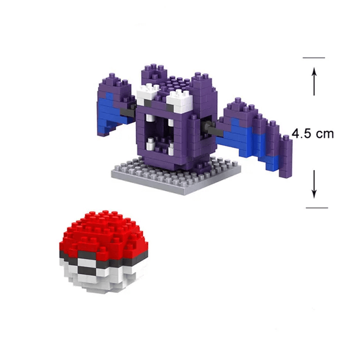 Poke Postacie Nanoblocks Anime Klocki Budowlane