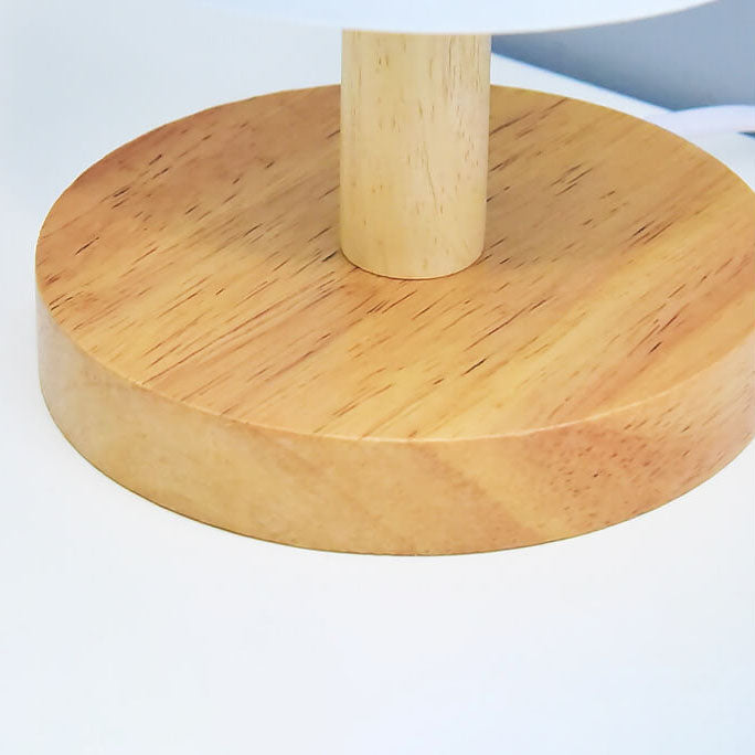 Lampa biurkowa LED z drewna – naturalna elegancja, miękkie światło