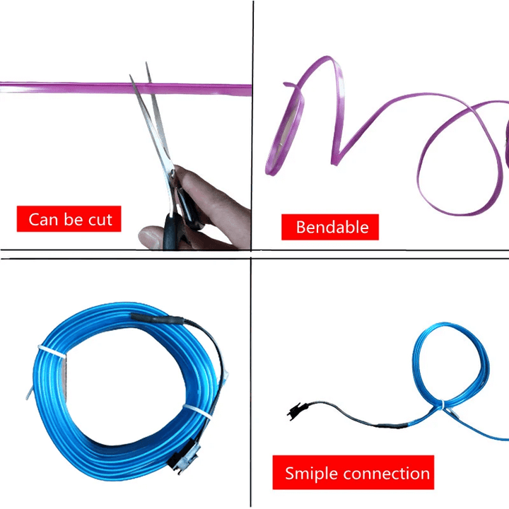FlexiLjus Pro™ - Oświetlenie LED do wnętrza samochodu