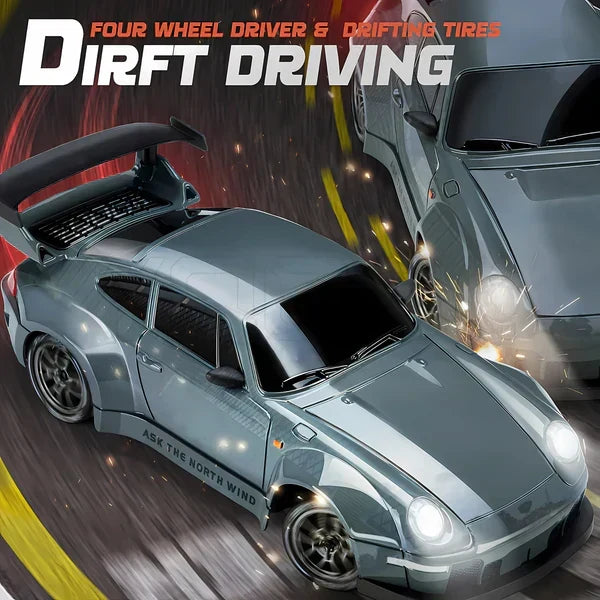 Luxora Retro Drift Master – 4WD RC Samochód z LED-ami