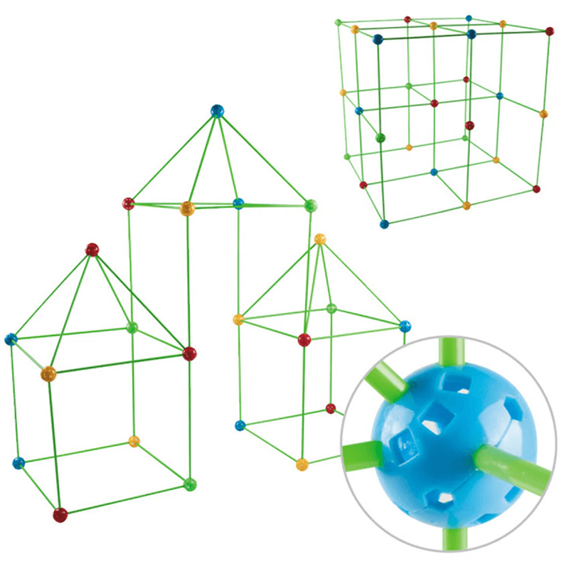 3D Lekhus | Zestaw do budowy z patykami DIY Zrób to sam Nauka dla dzieci