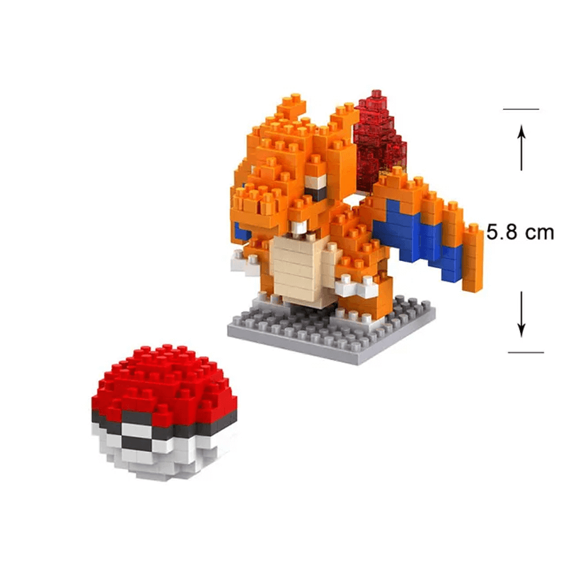Poke Postacie Nanoblocks Anime Klocki Budowlane