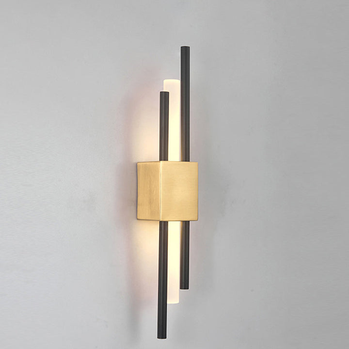 Stylowa Lampa Ścienna | 19.7″ | Żelazo Akryl | Lampa Ścienna LED | Przełącznik 3‑Kolorowy | Brick by Brick